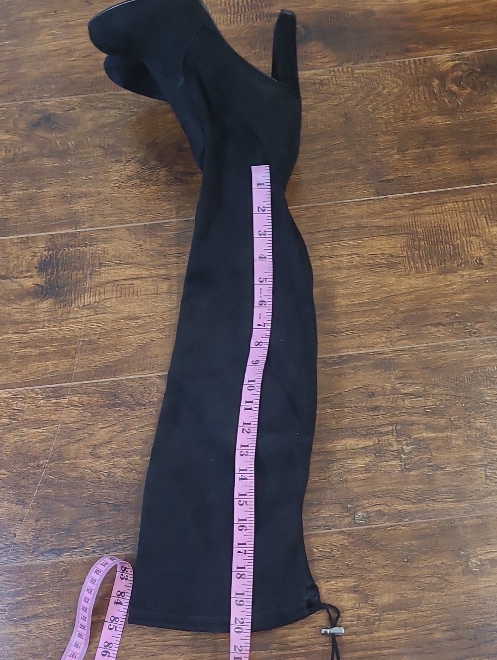 Sam Edelman 'Kent' Over the Knee Boot Black Suede Size 8.5 - Picture 9 of 9